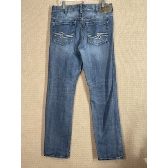 Silver Jeans Grayson Heritage Stretch Western Glove Works Jeans Men Size 34x34 - Picture 11 of 12